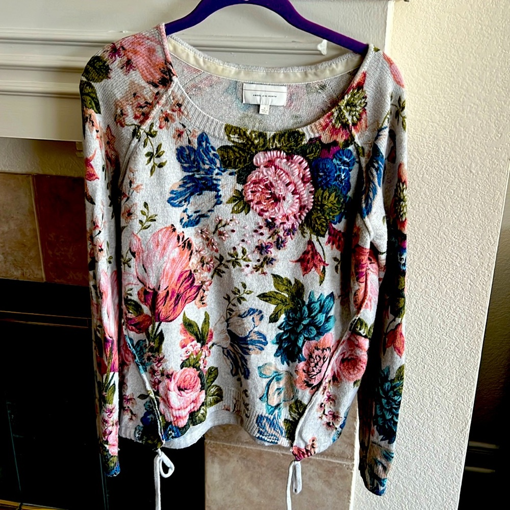 Floral Crewneck Sweater